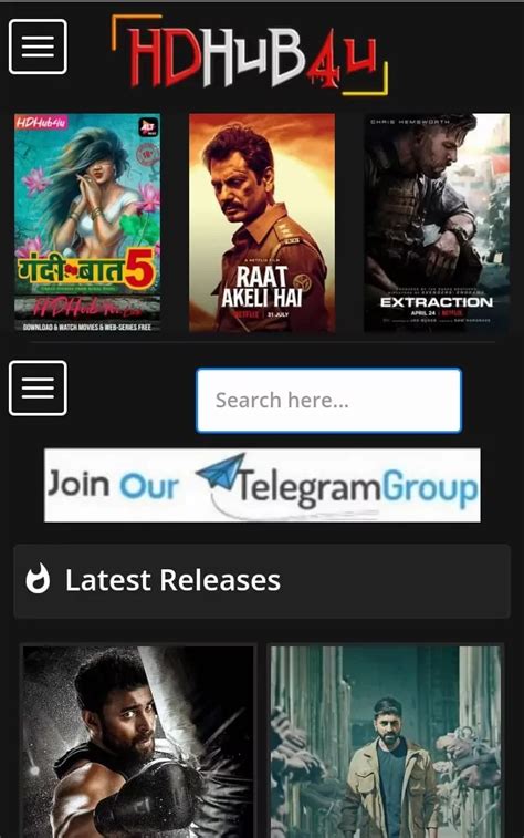 movie hdhub4u.com com is a torrent site that illegally leaked movies